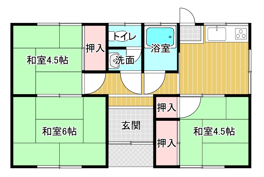 万願寺借家