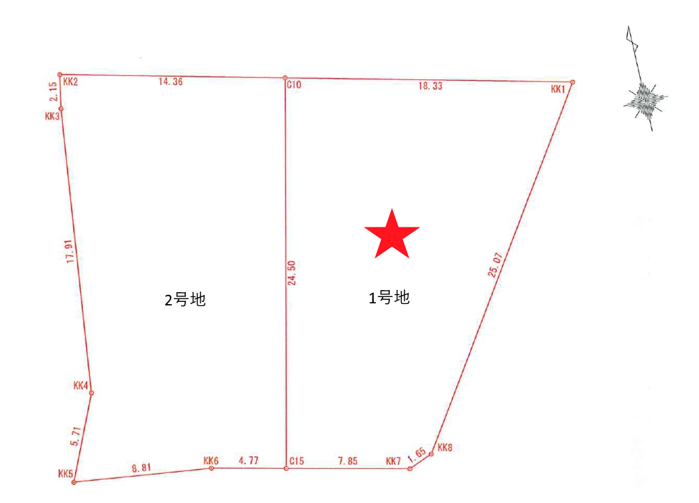 泉源寺1号地（2区画）