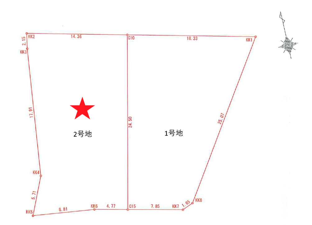 泉源寺2号地（2区画）